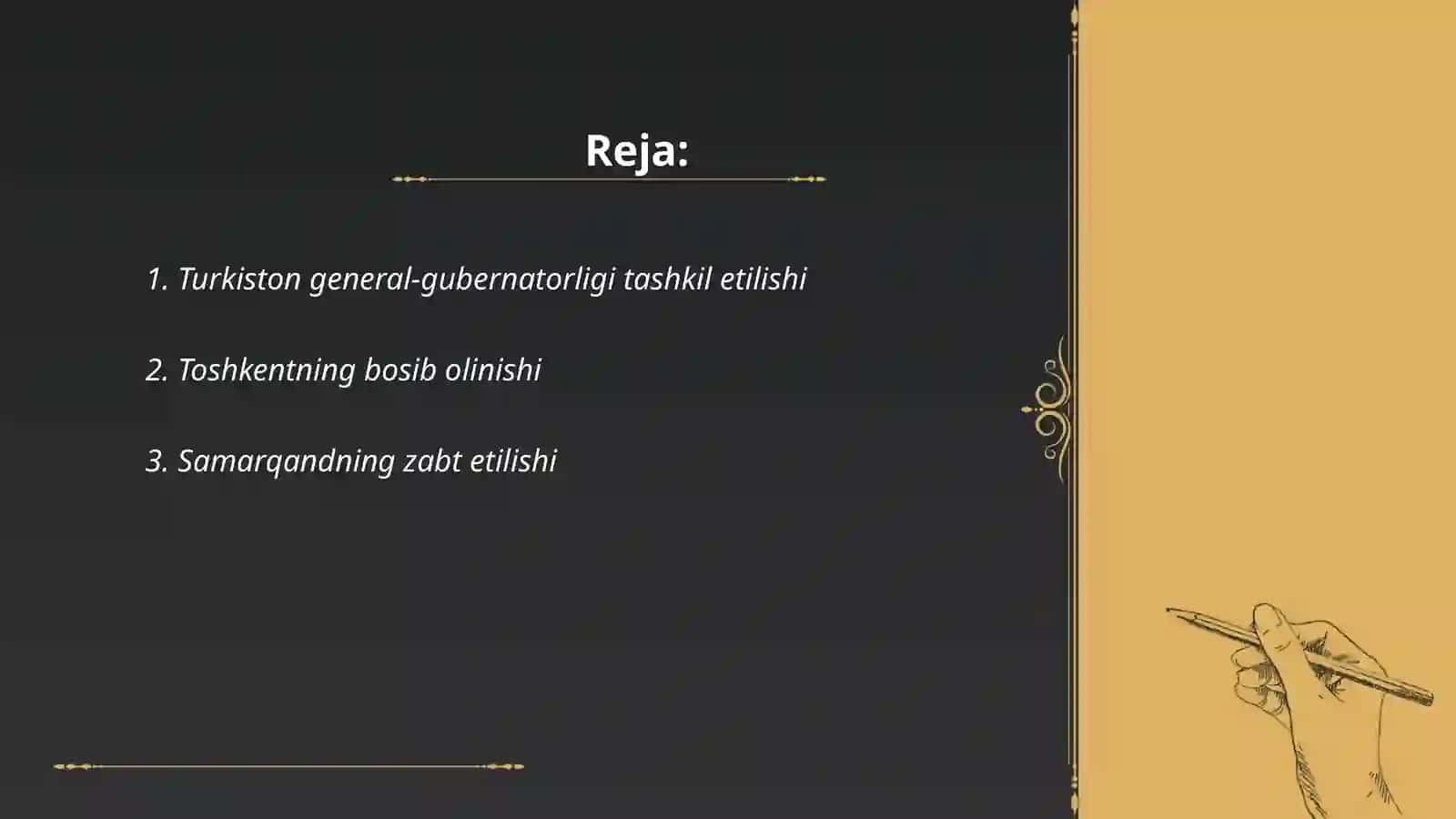 Rossiya imperiyasining oʻrta Osiyoga harbiy yurishlari 2