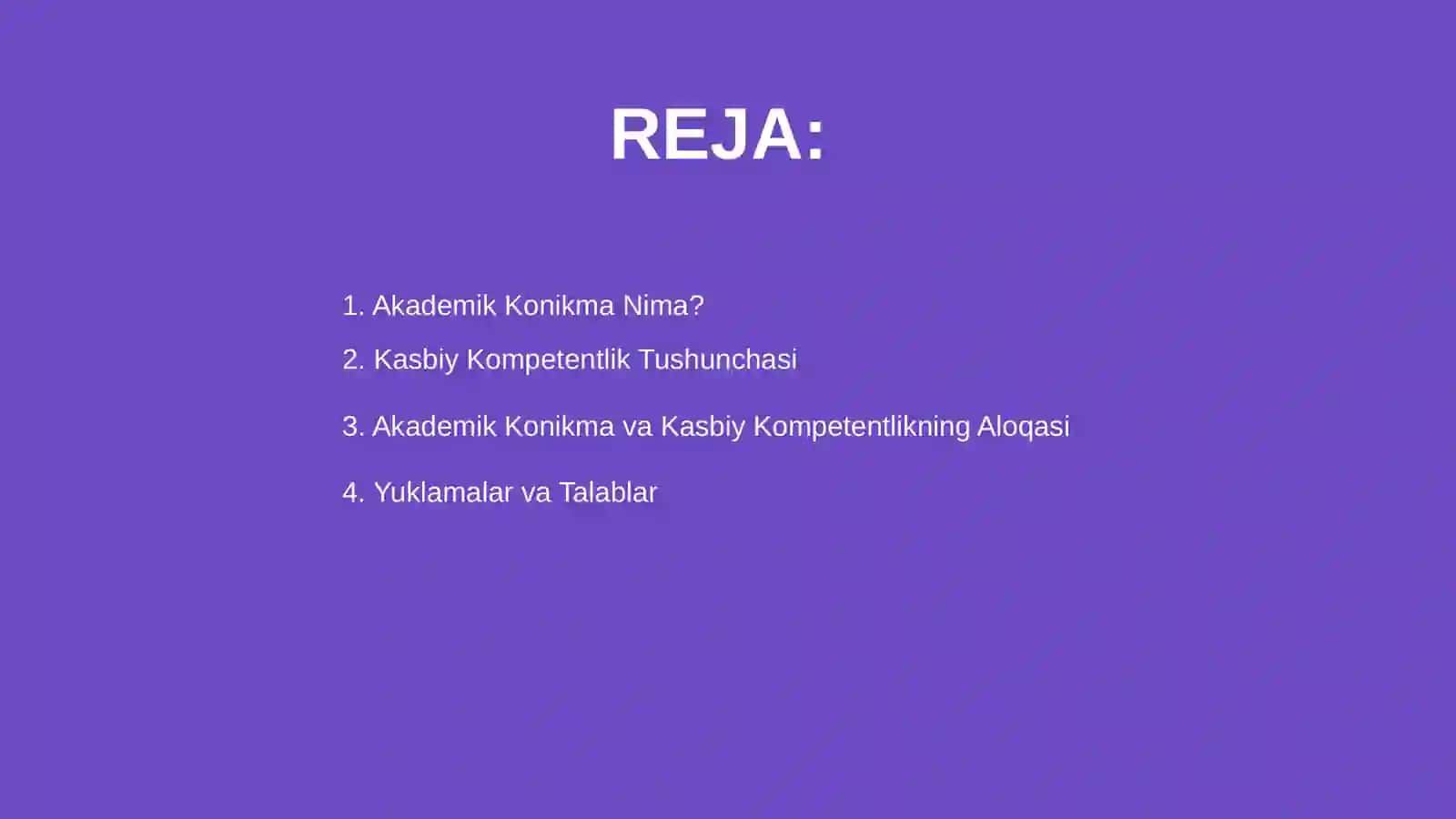 Akademik konikma va kasbiy kompetenlik 2