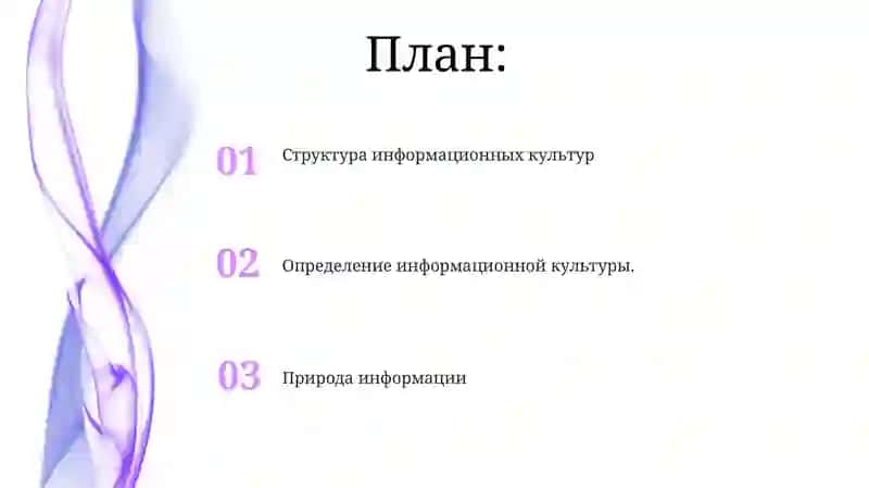Информационная культура, природа и структура 2