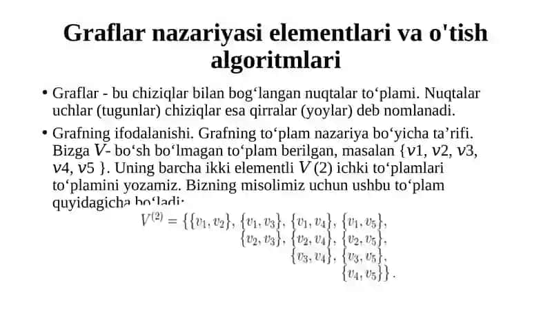Koʻp bosqichli graf 2