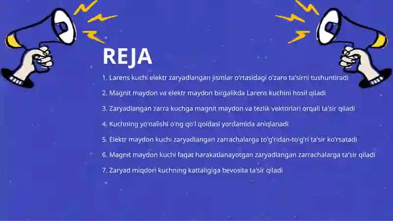 Larens kuchi Holl nazariyasi 2