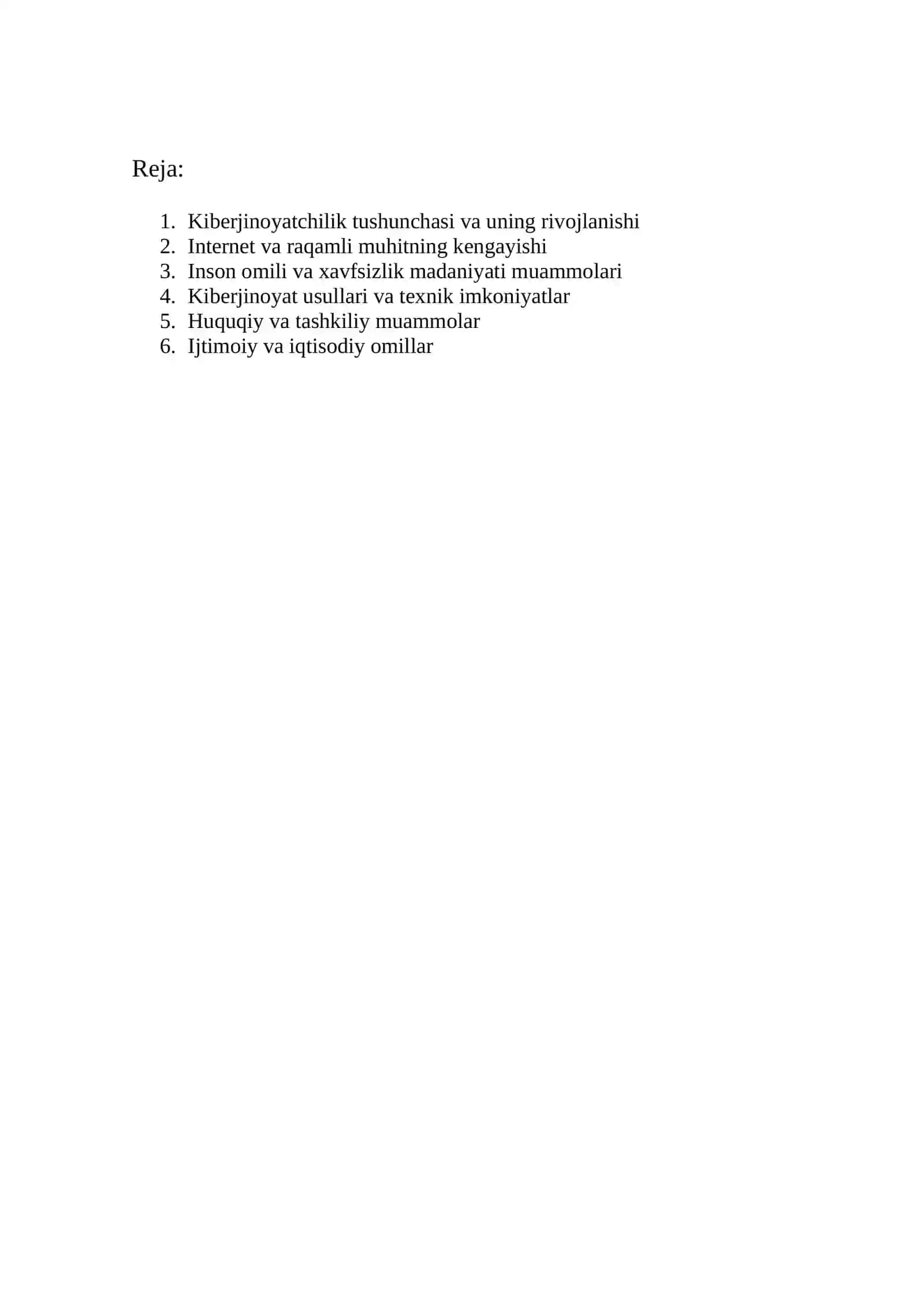 Kiberjinoyatchilikning keng tarqalishi 2