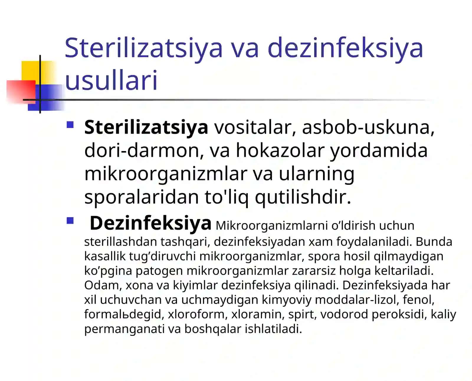 Tashqi muhit omillarini o’rganish. Antibiotiklar 2
