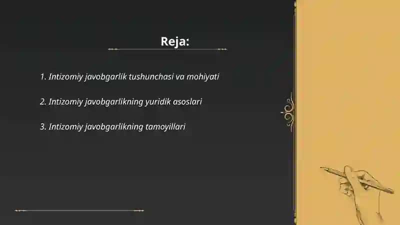 Intizomiy javobgarlik va uning mohiyati 2
