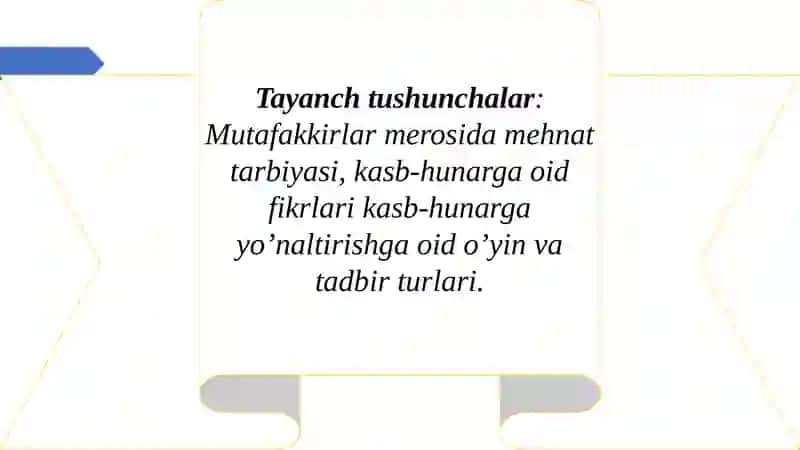 O‘quvchilarning mehnat  tarbiyasida mehnat an’analarining o‘rni 2