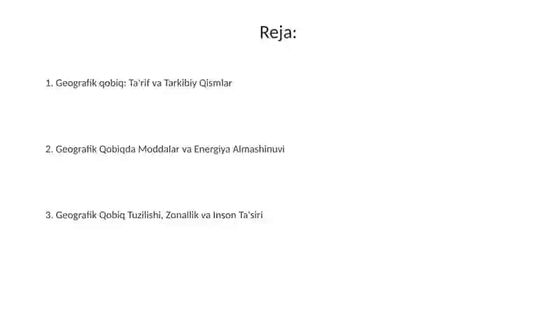 Geografik qobiq va uning tuzilishi 2