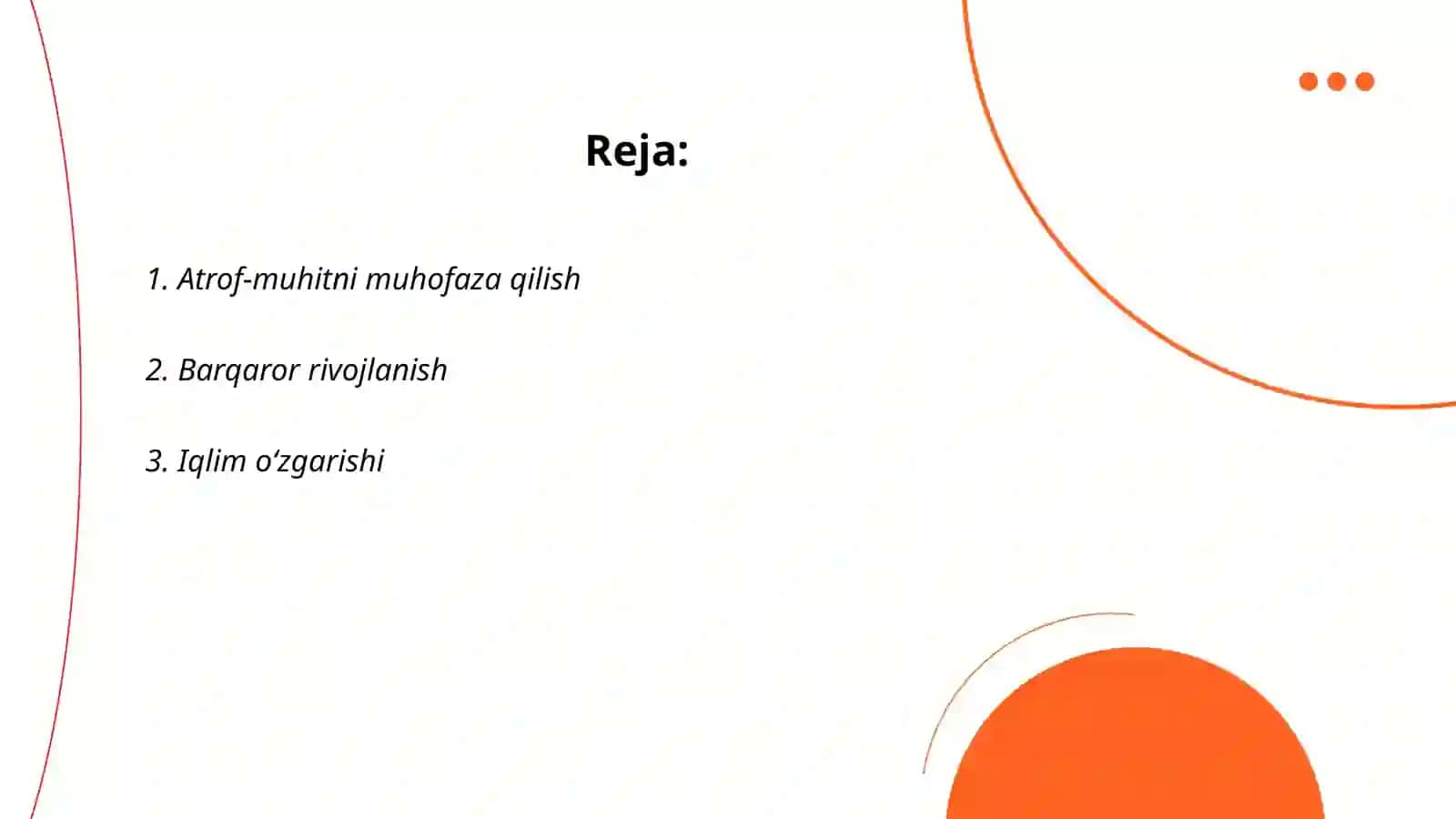 Ekologik tushuncha 2
