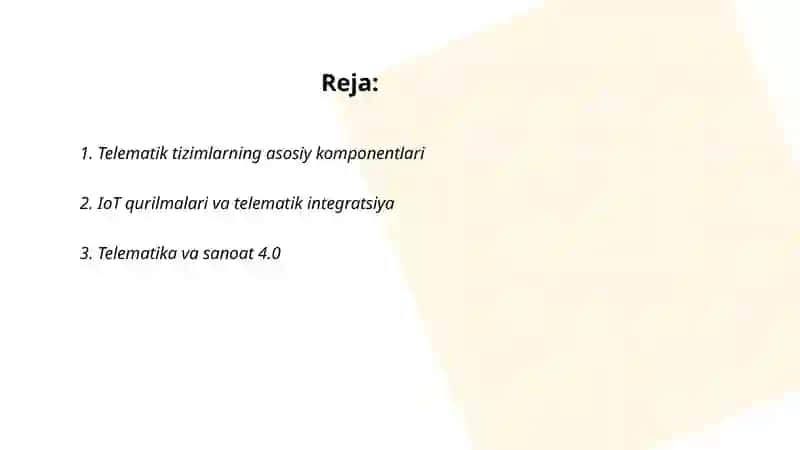 Telematikada axborot texnologiyalar 2