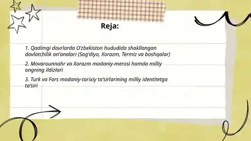 Oʻzbekistonda mustaqillik gʻoyalarining tarixiy asoslari 2