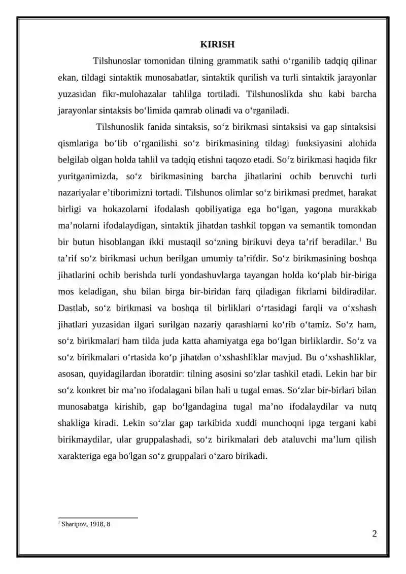 SOʻZ BIRIKMASIDAGI SINTAKTIK MUNOSABATLAR 2