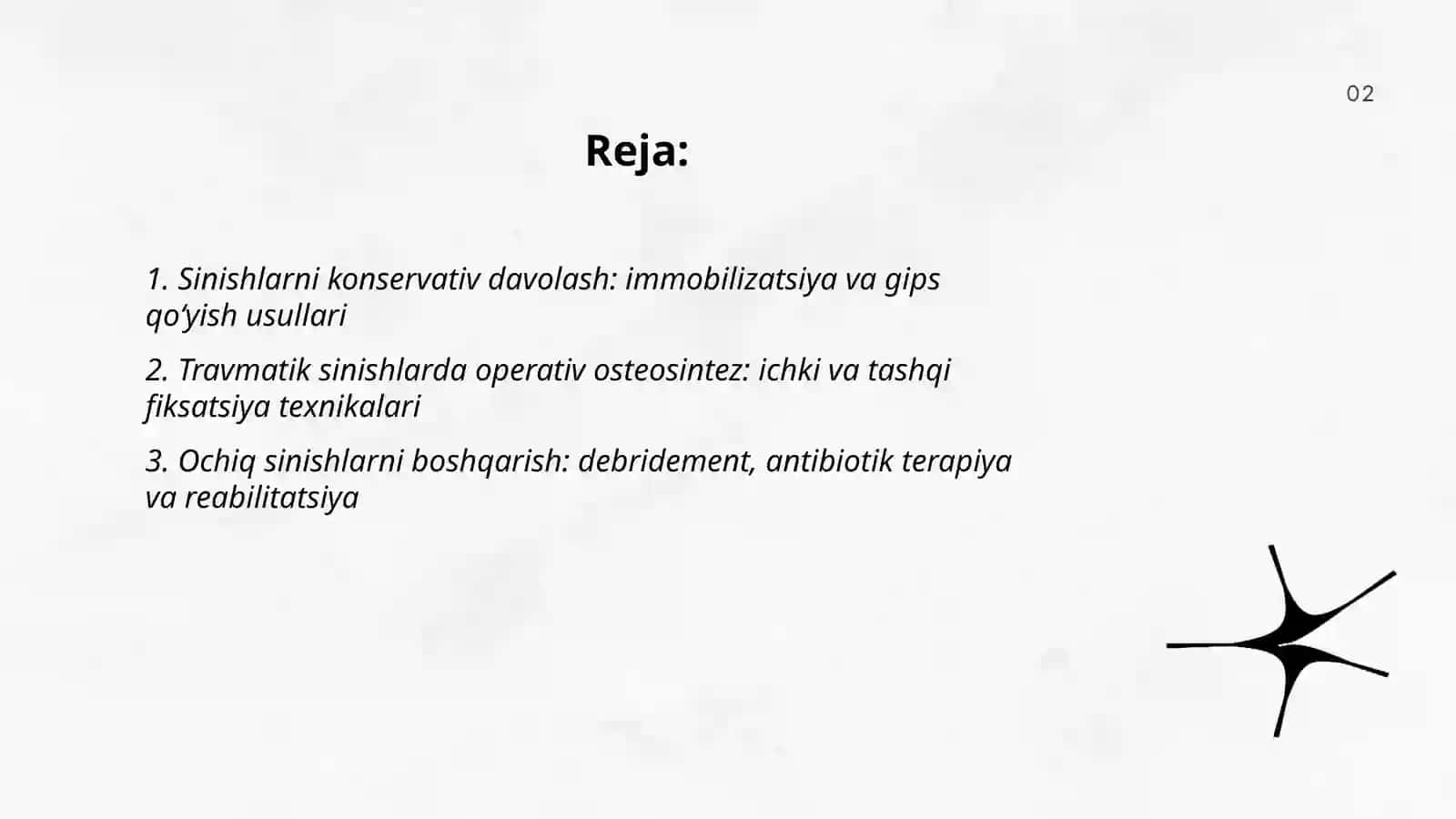 Travmatologik va Ortopedik Bemorlarni Davolash 2