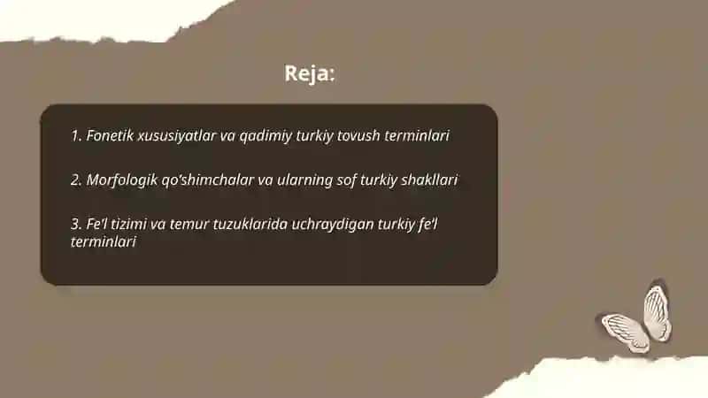 Temur tuzuklari asarida qollanilgan sof turkiy tillarga oid terminlar 2
