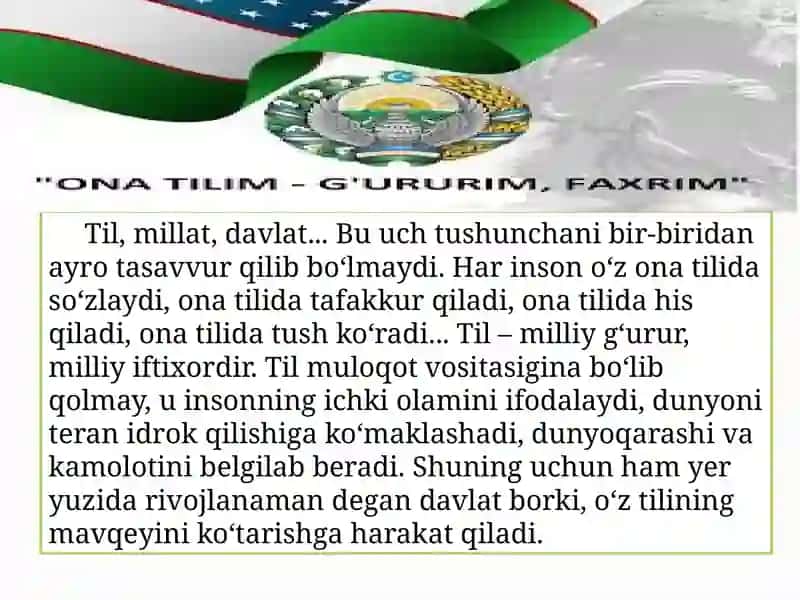 Til – Millat Ko‘zgusi 2