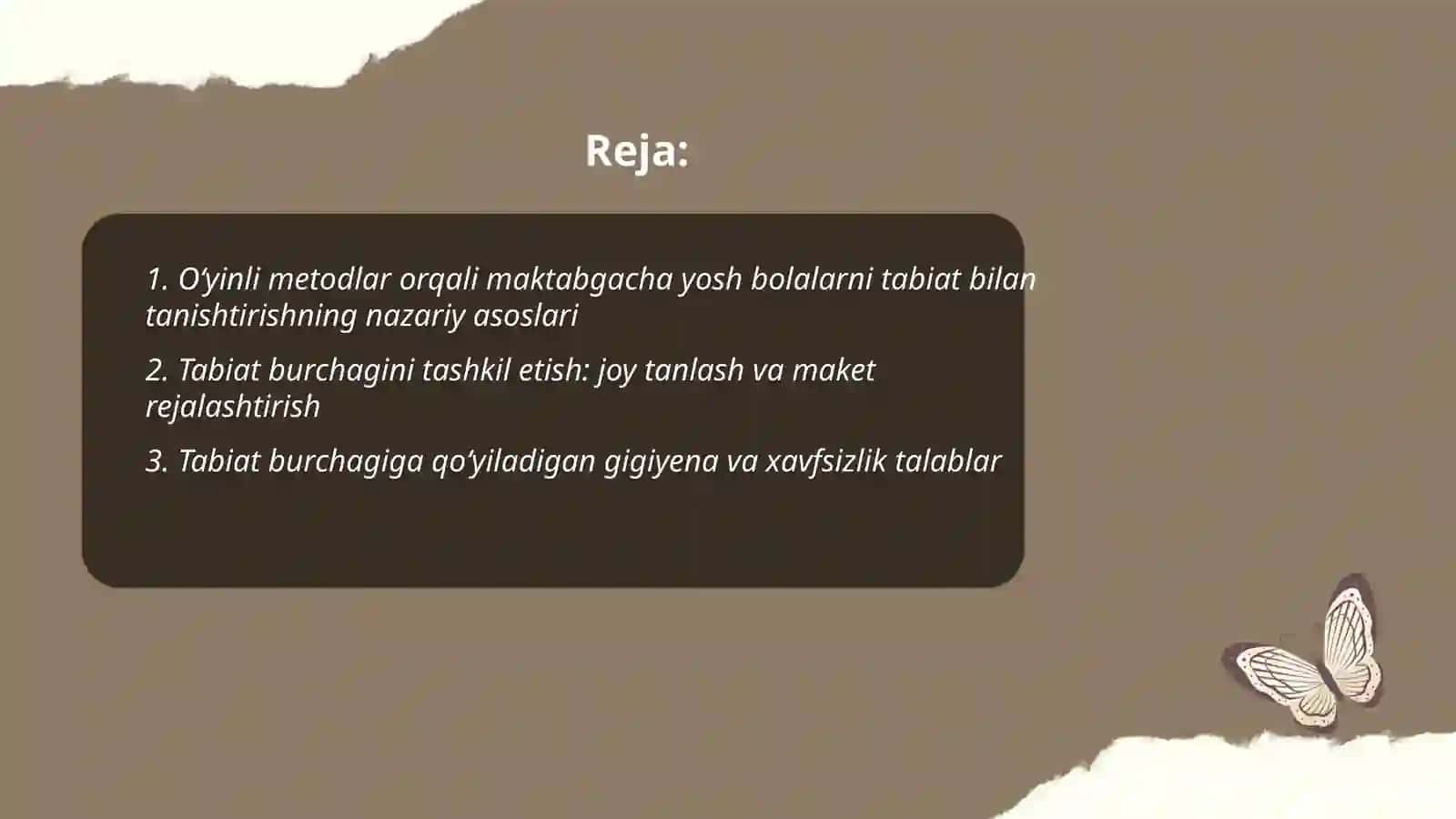 Tabiat bilan tanishtirish 2