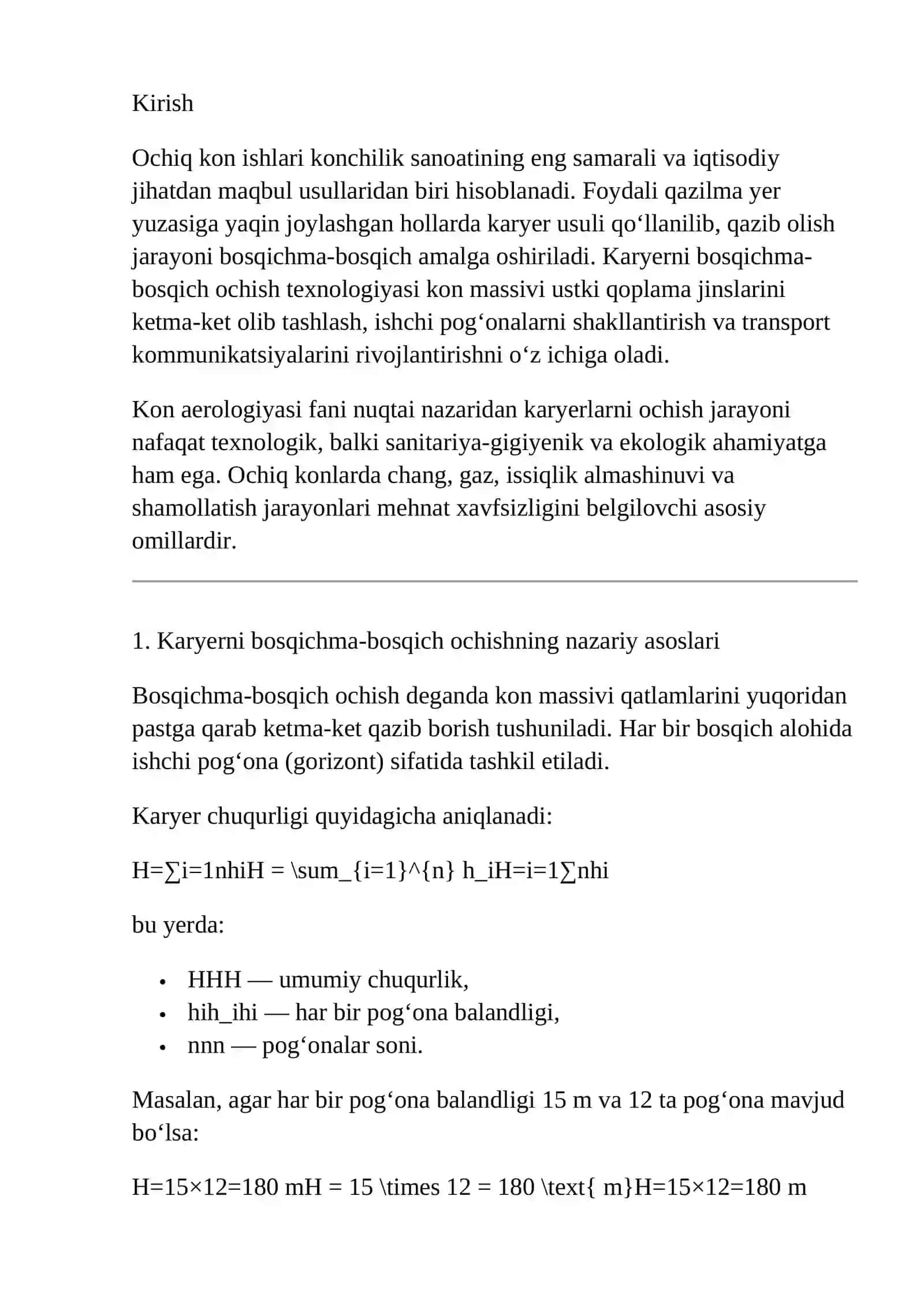 KARYERLARNI BOSQICHMA-BOSQICH OCHISH TEXNOLOGIYASI 2