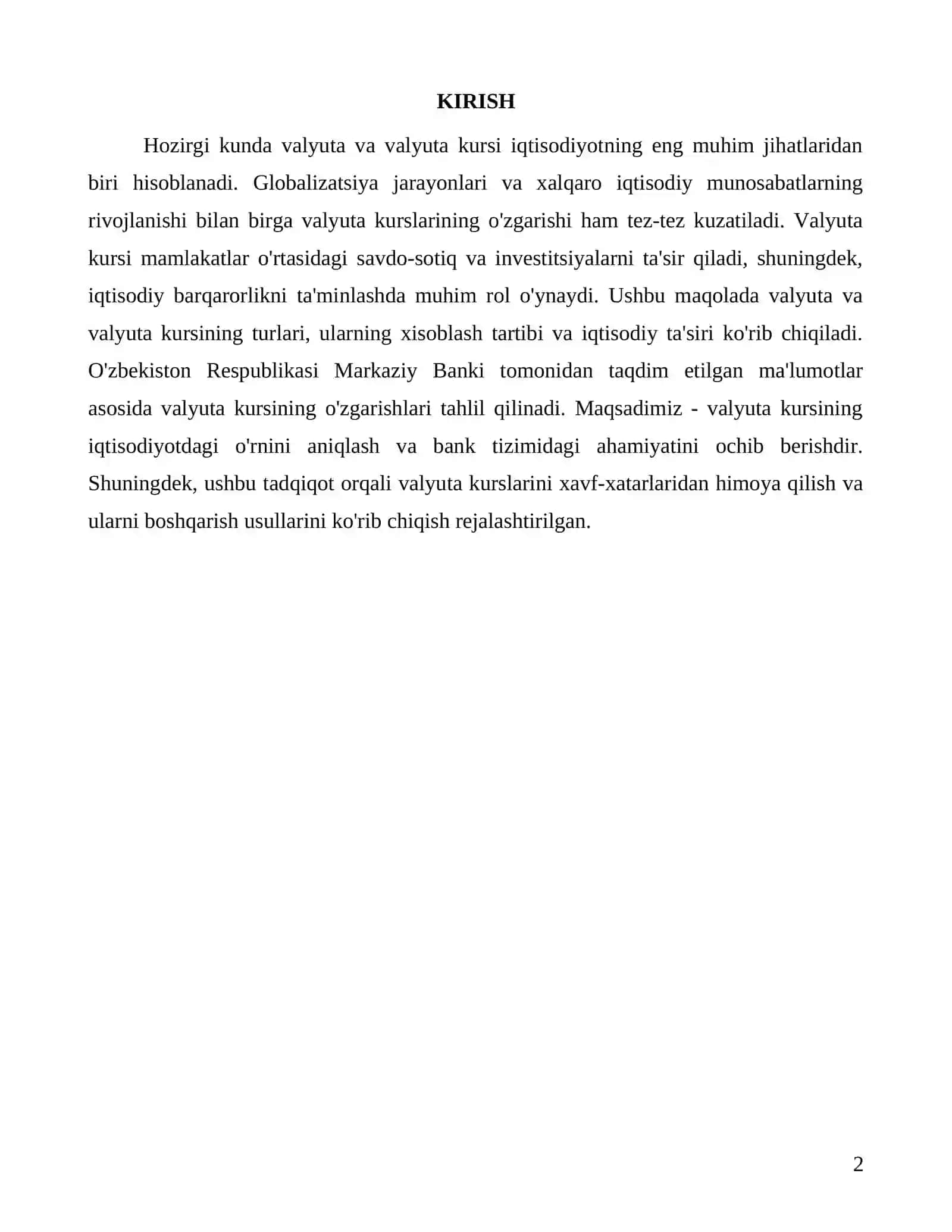 Valyuta va valyuta kursi: turlari va xisoblash tartibi 2