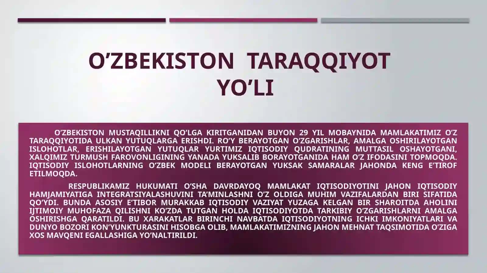 O'zbekiston iqtisodiyoti va milliy valyuta 2