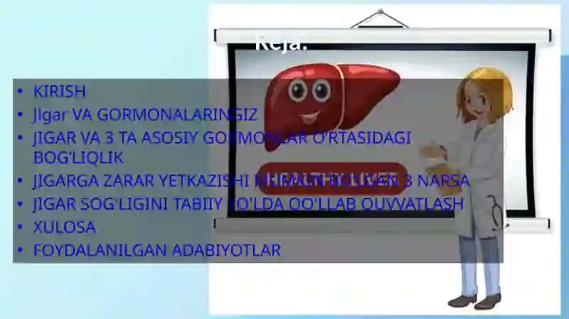 Mavzu: Fiziologik faol moddalar va endokrin tizimi biokimyosi.Jigarda gormonlarning zararsizlantirilishi, klinik ahamiyati. 2