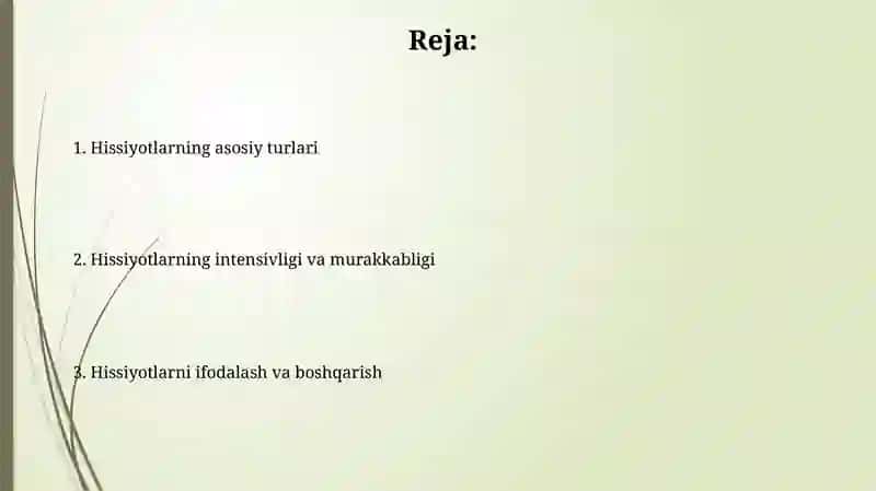 Tuyg'ularning xilmaxilligi 2