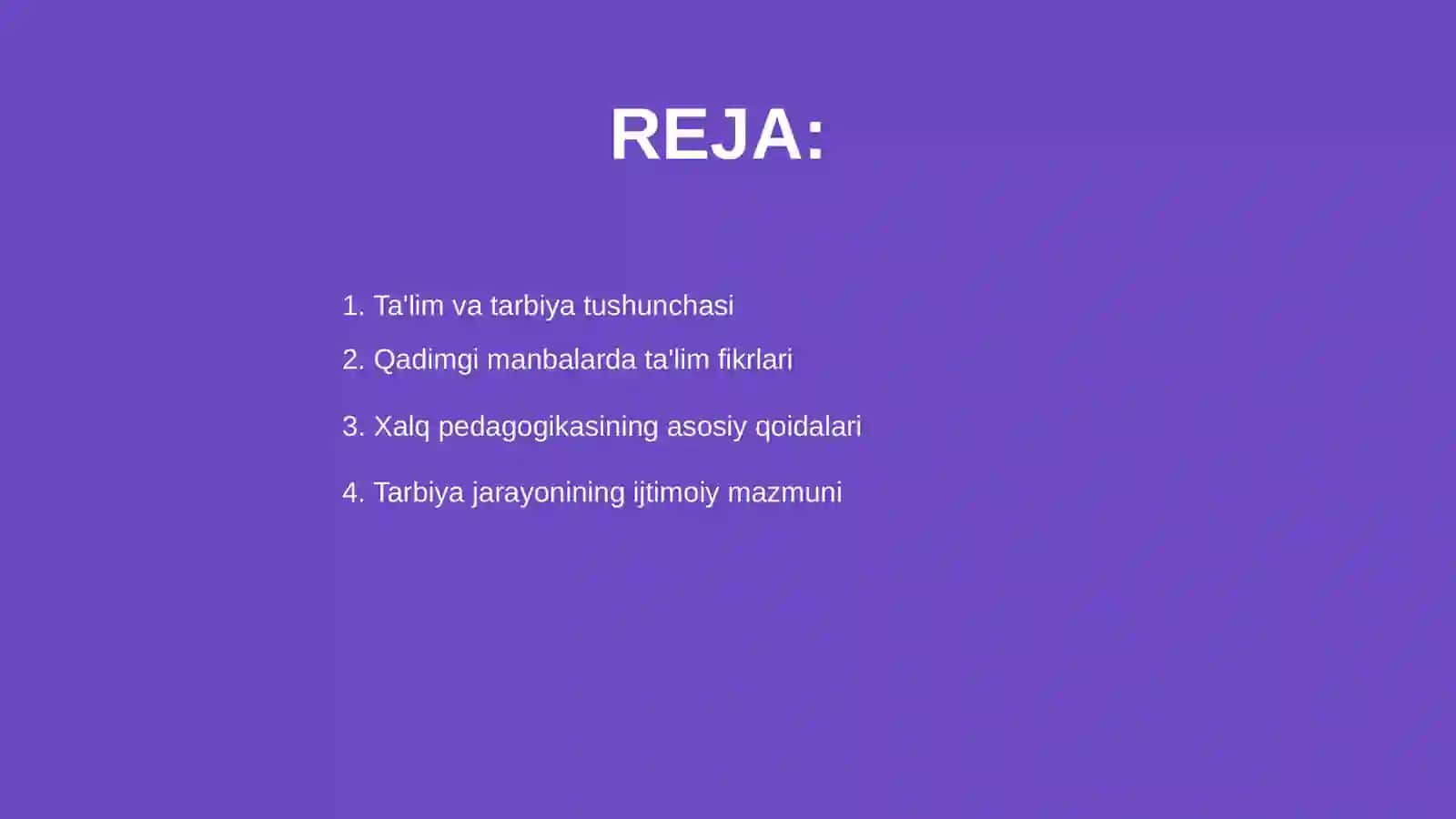 Xalq pedagogikasining asosiy qoidalari 2