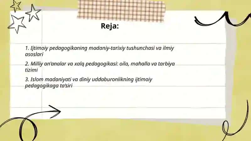 Ijtimoiy pedagogika rivojlanishining madaniy tarixiy asoslari 2