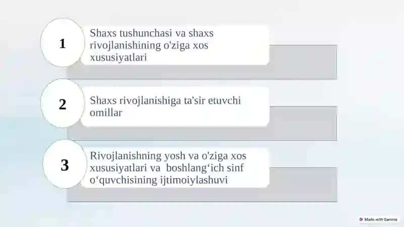 Boshlang‘ich ta'lim o‘quvchisi rivojlanishining asosiy qonuniyatlari 2