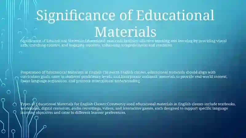 Preparation Of Educational Materials In English Classes 2