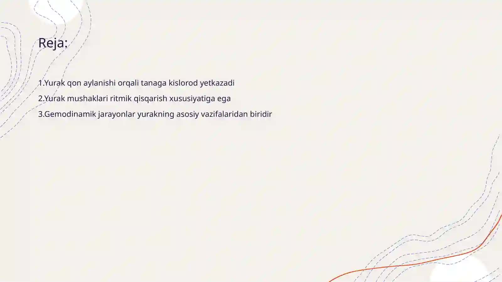 Yurakning gemodinamik vazifasi. Yurak mushaklarini fiziologik xossalari 2