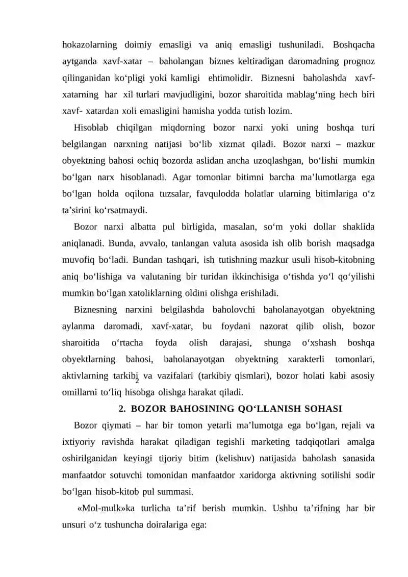Bozor Bahosi 2