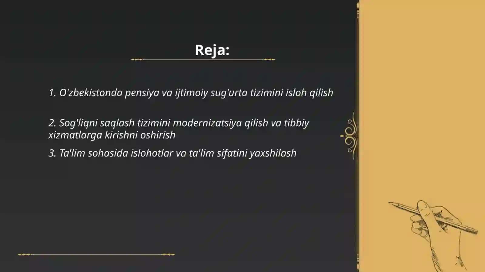 O'zbekistonda pensiya va ijtimoiy sug'urta tizimini isloh qilish 2