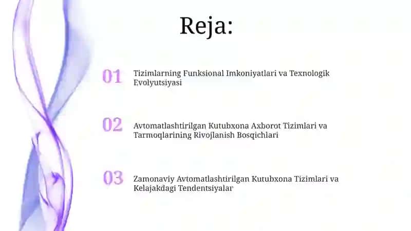 Avtomatlashtirilgan Kutubxona Axborot Tizimlari va Tarmoqlari 2