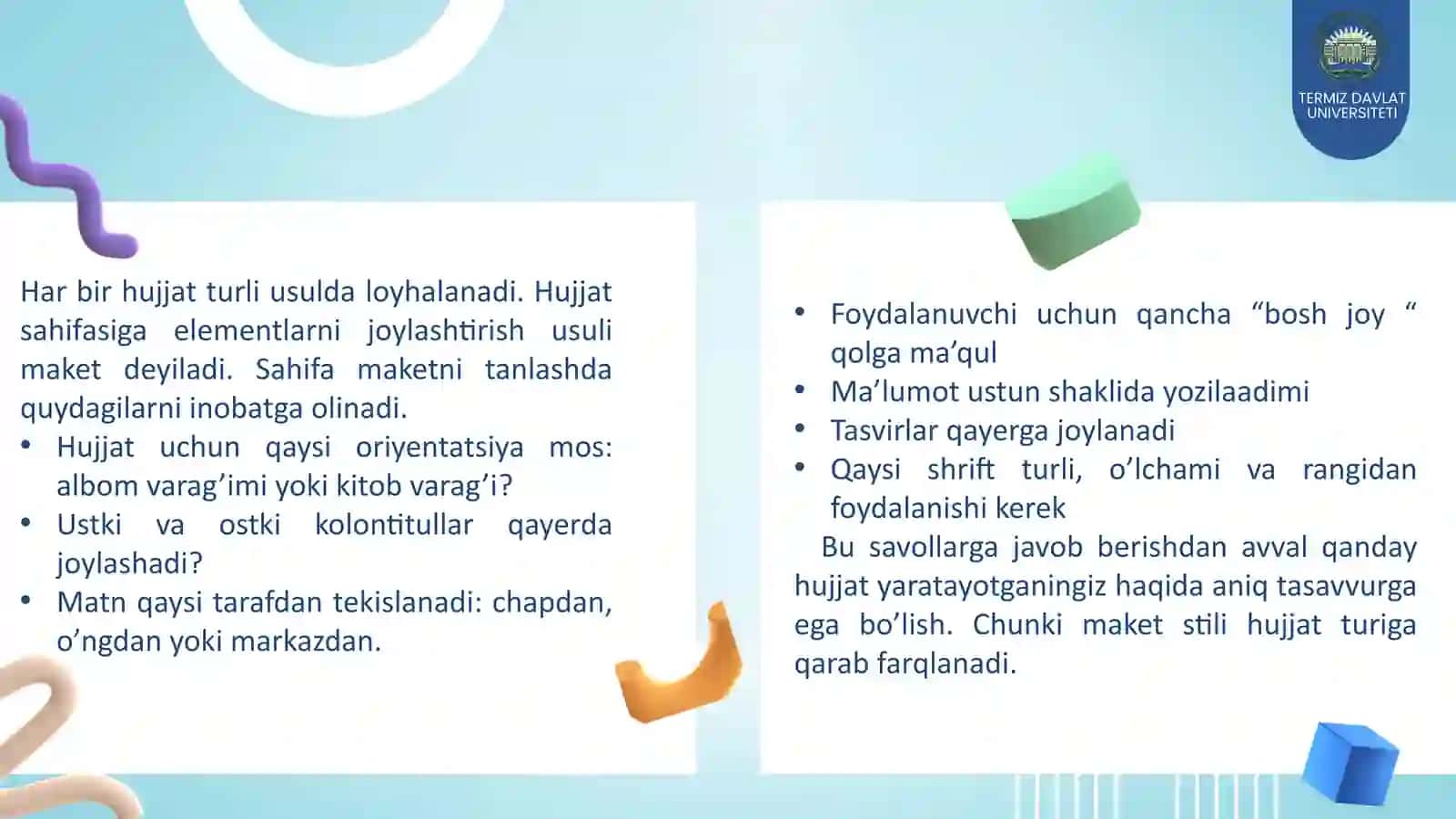Loyihalash 2