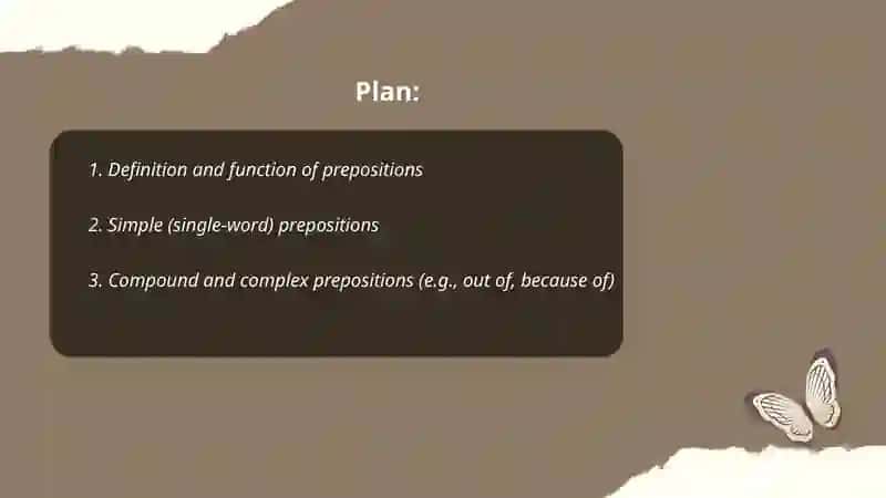 English Grammar: Prepositions 2