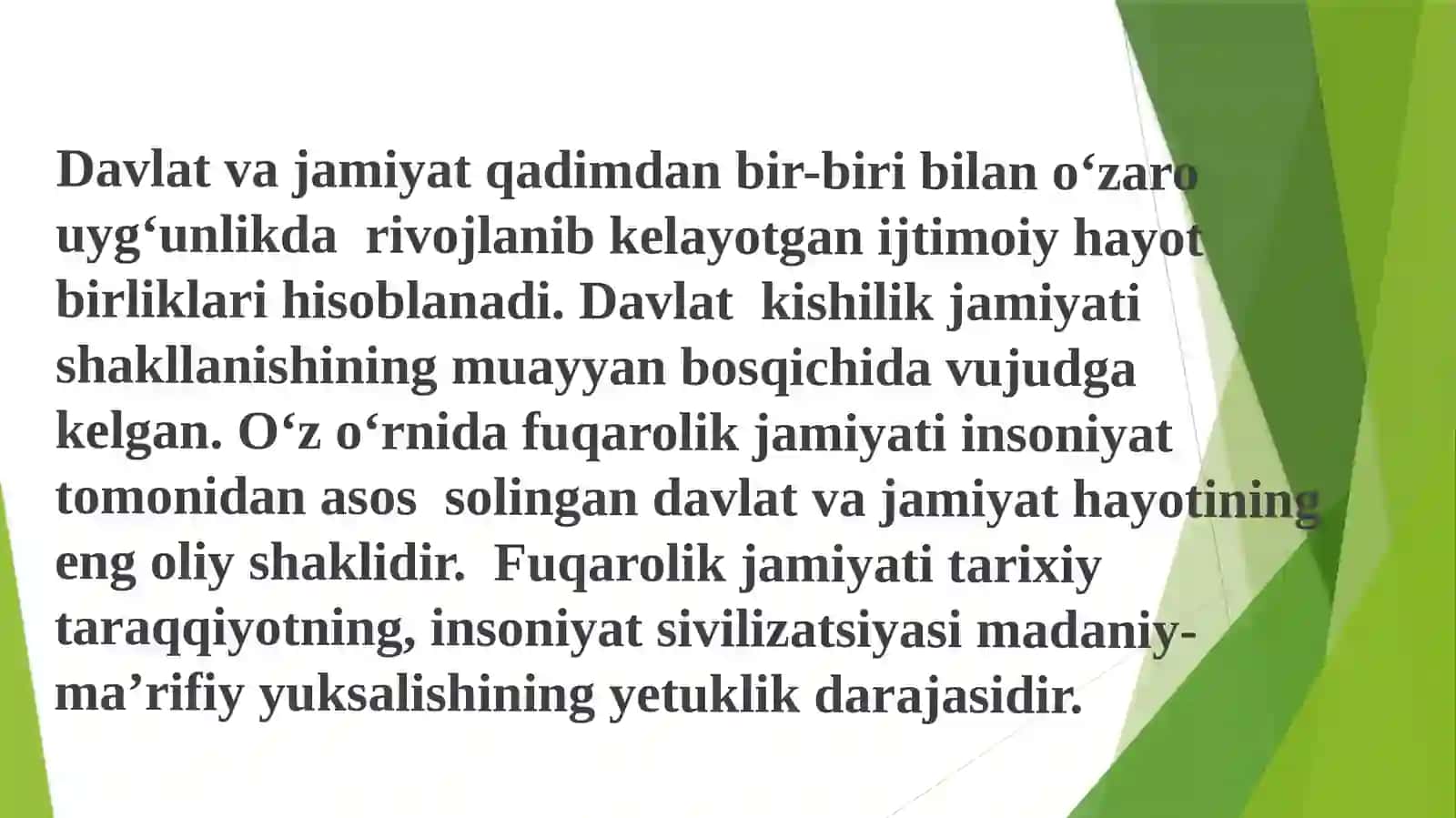 Fuqarolik jamiyati tushunchasi 2