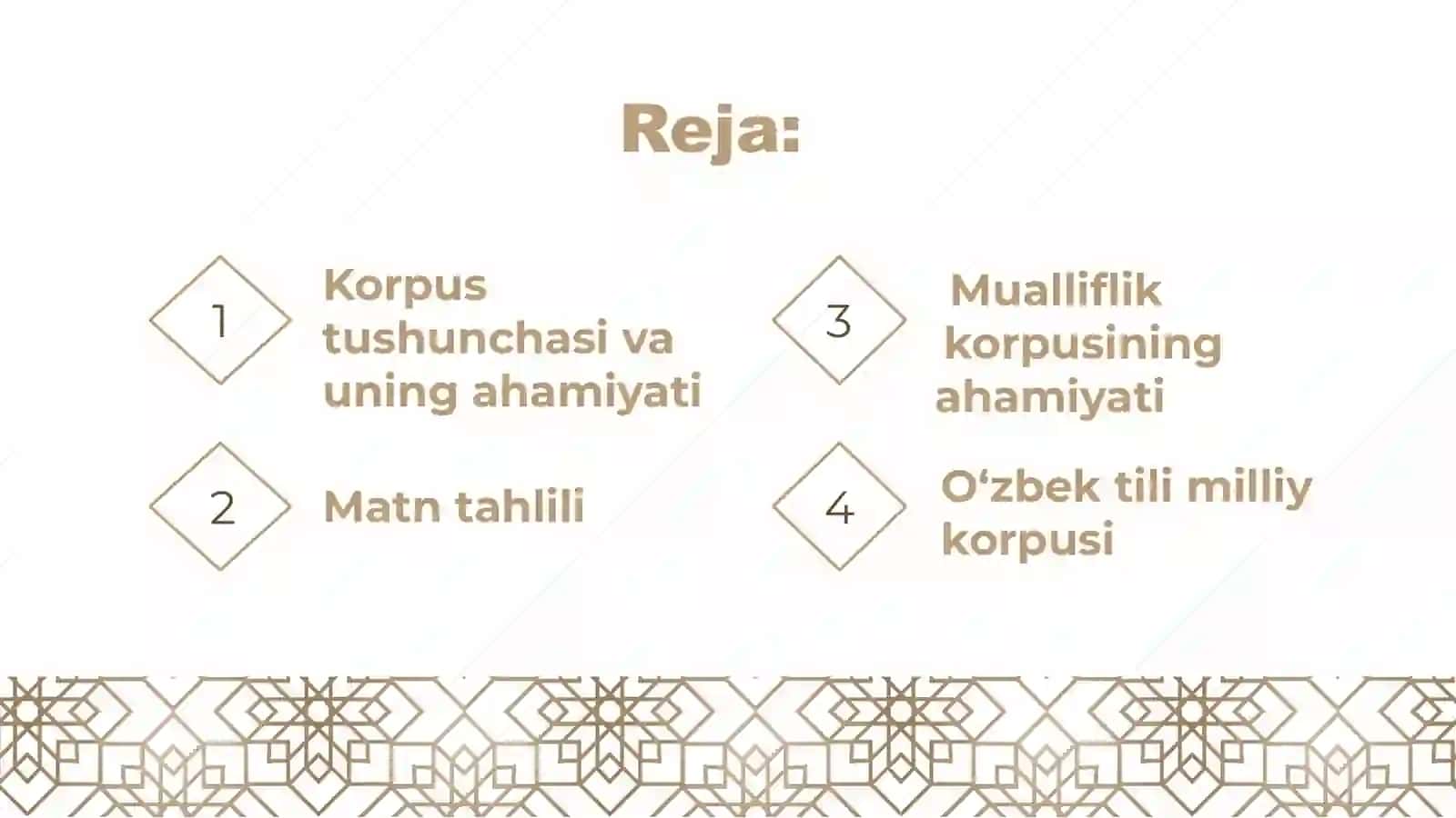 Korpusda matn tahlili texnologiyalari va mualliflik korpusi 2