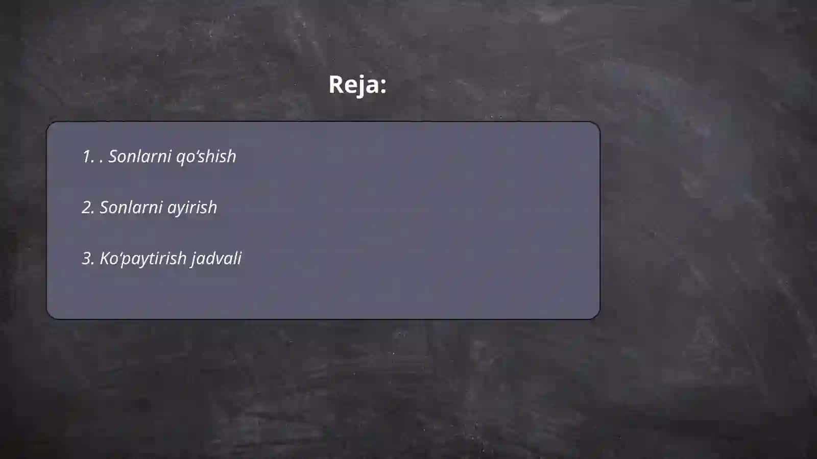 Boshlangʻich sinflarda matematika fanidan 15ta savolni krassvord va taqdimot tayyorlash 2