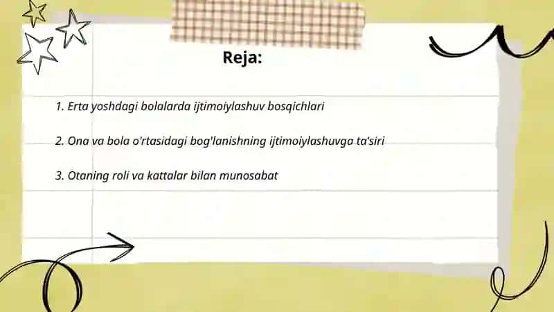 Ilk yoshdagi bolalarning ijtimoiylashuvi tengdoshlari va kattalar bilan munosabat 2