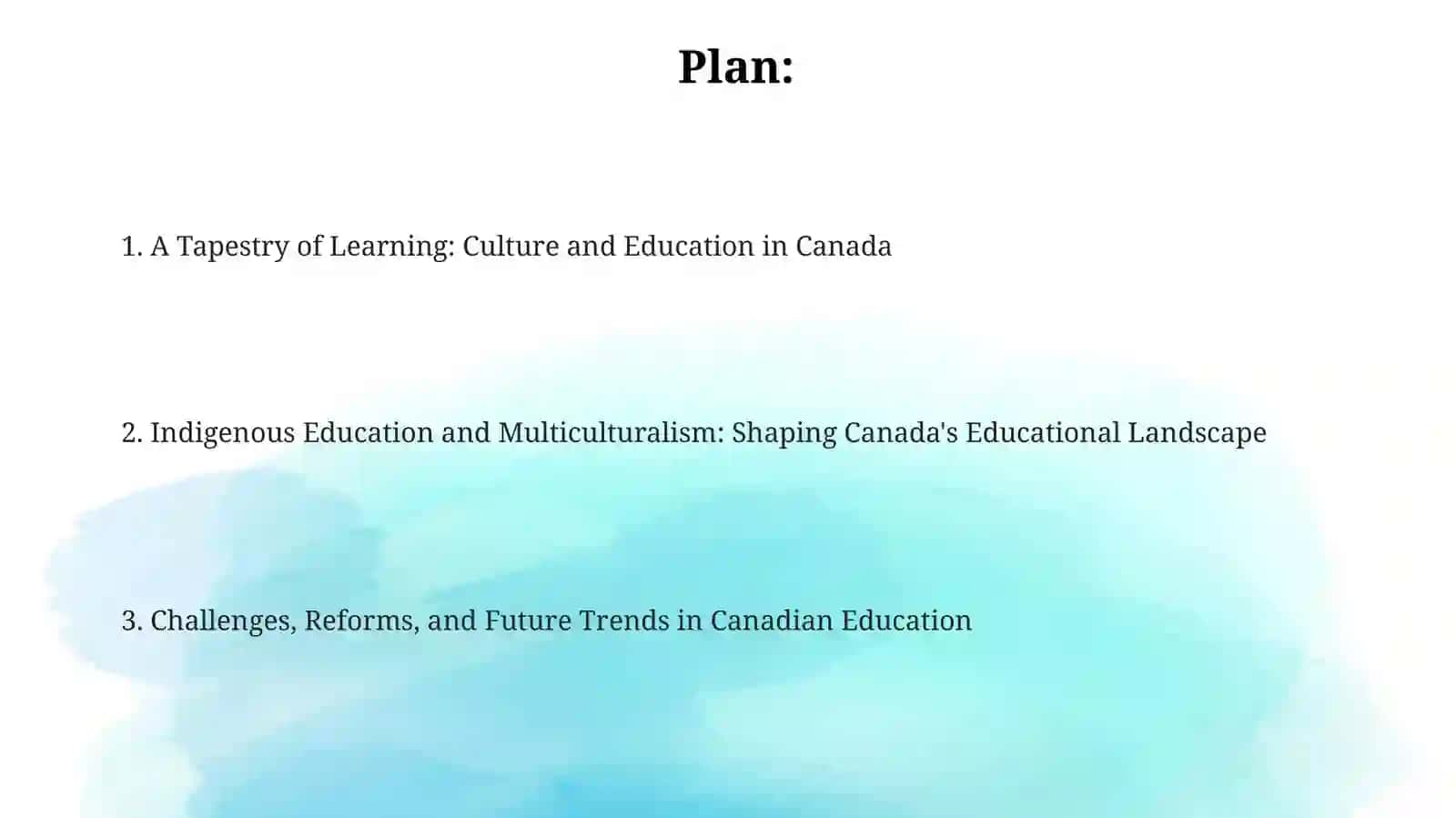Culture and educational life of Canada 2