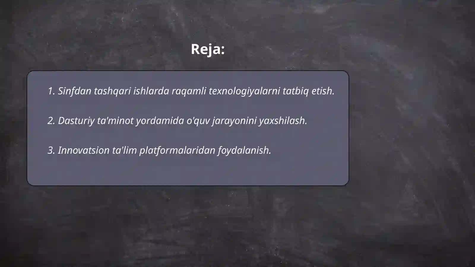 Sinfdan tashqari ishlarda innavatsion texnologiyalarni qóllash 2