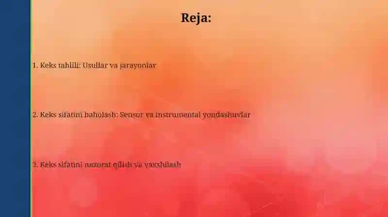 Tortma tahlil boʻyicha tajribalar 2