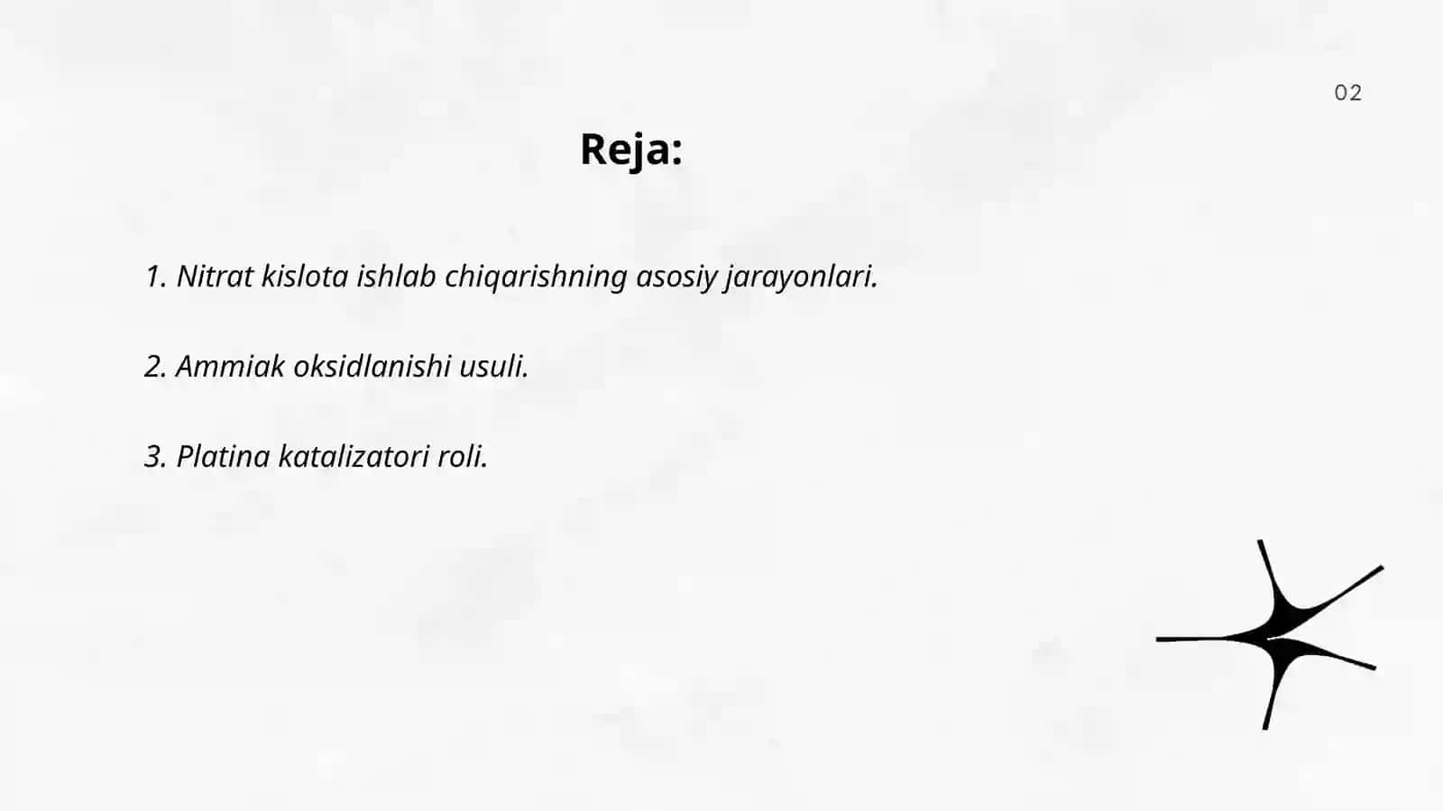 Nitrat kislota ishlab chiqarishning asosiy jarayonlari 2
