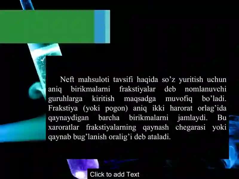 Gazni qayta ishlash mahsulotlarining asosiy turlari 2