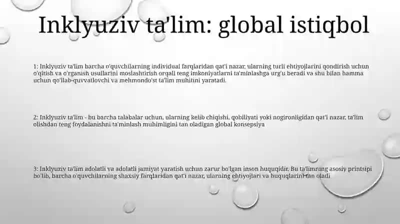 Inklyuziv Ta'Lim Dunyo Qarash Va Ta'Limiy Konsepsiya Sifati 2