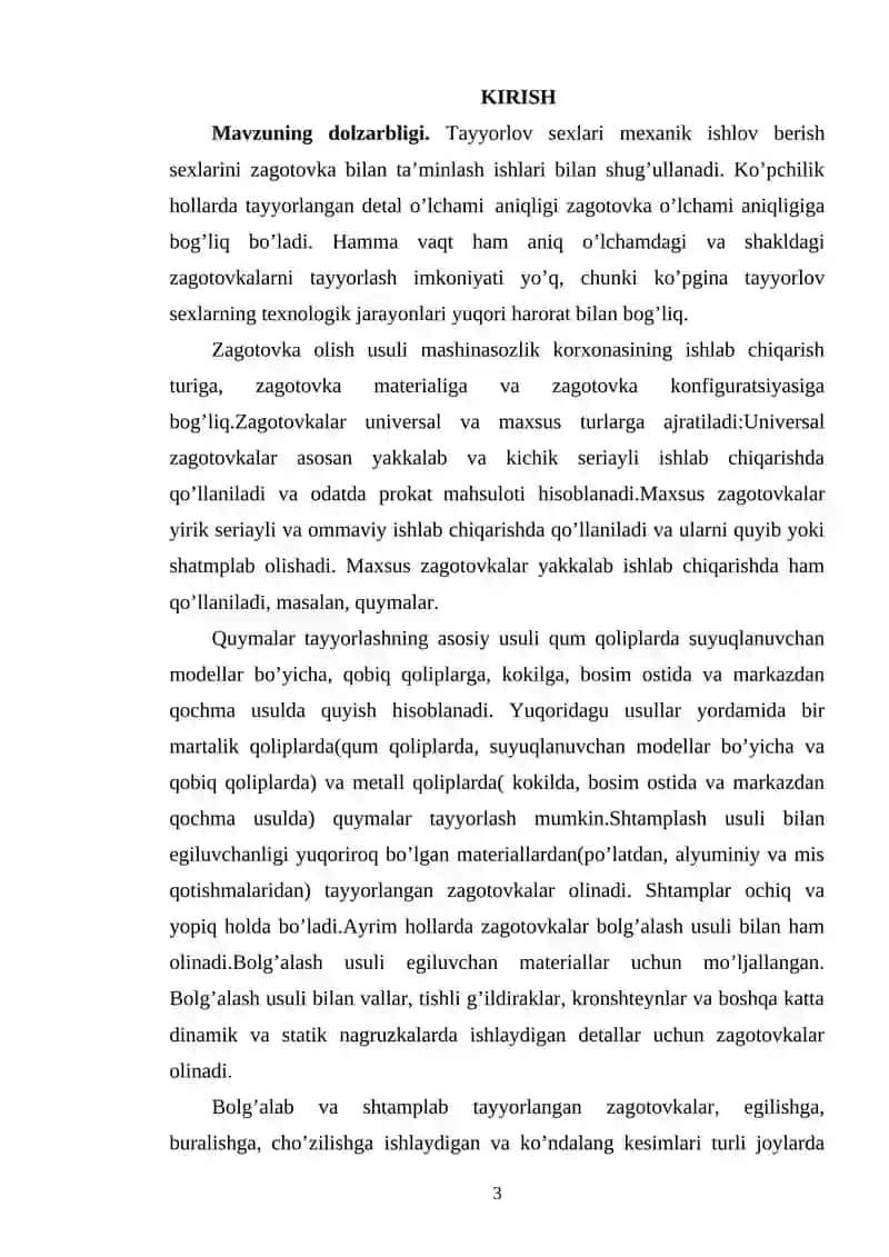 Metallarga ishlov berishda pardozlash operatsiyasi 2