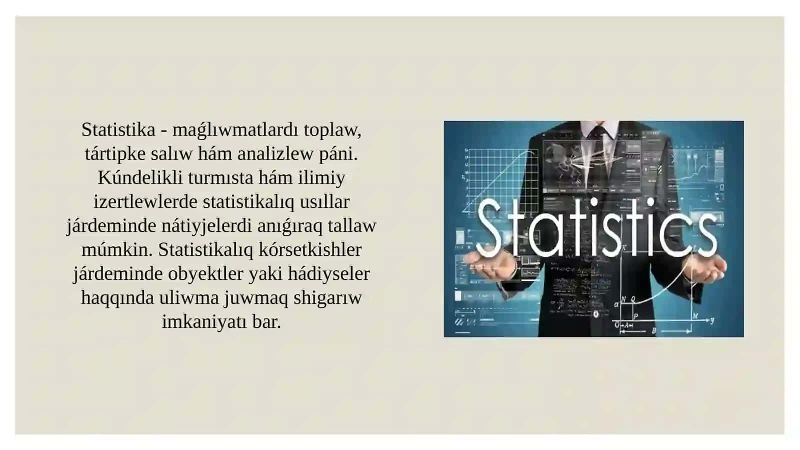 Statistikada absolyut, salıstırmalı hám ortasha kórsetkishler 2