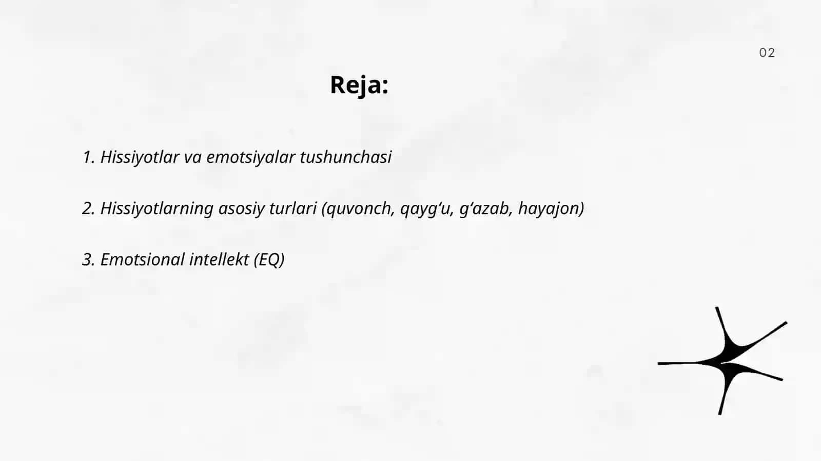 Hissiyotlar va emotsiyalar 2