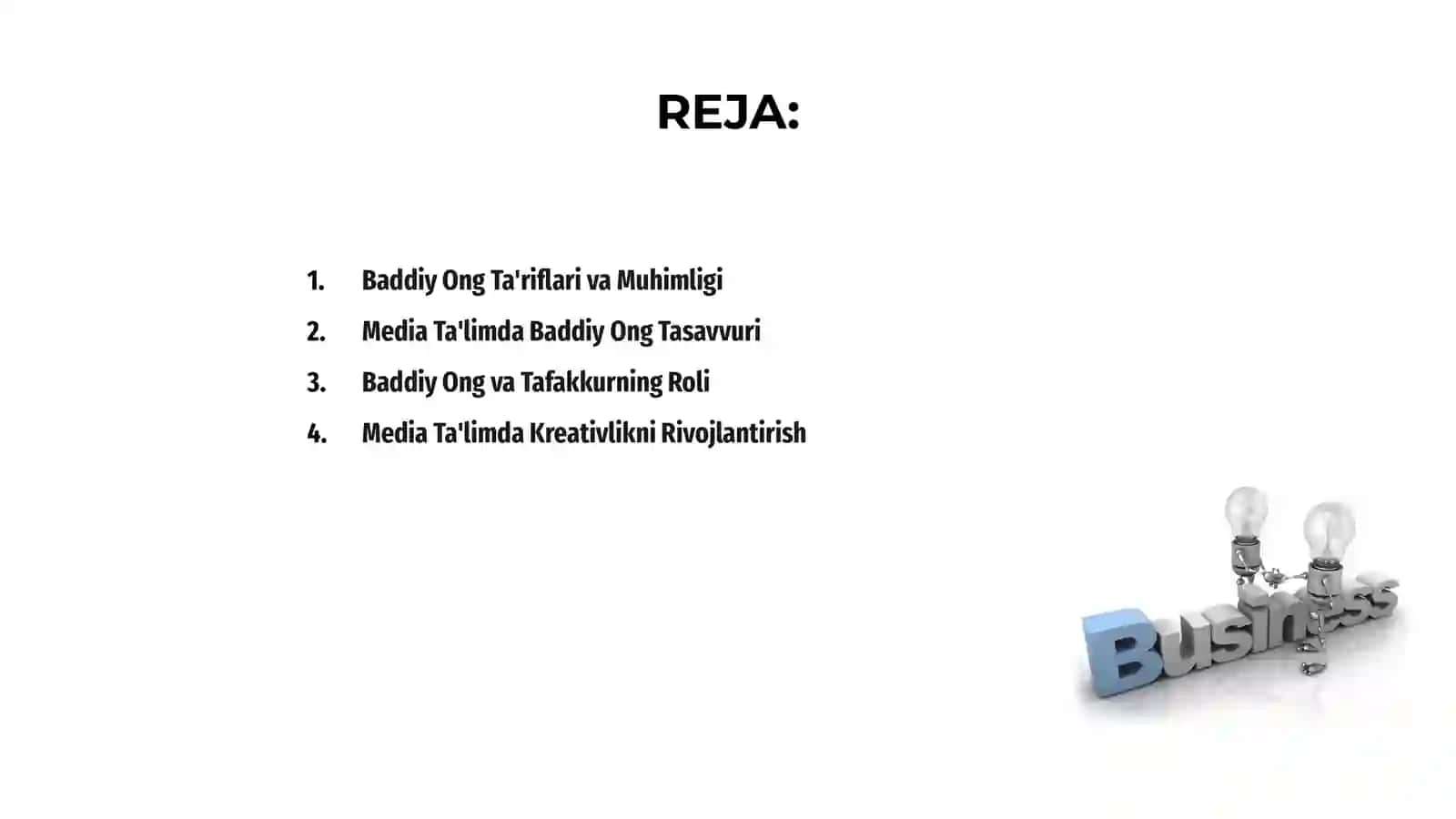 Baddiy Ong Ta'lim Tizimida 2