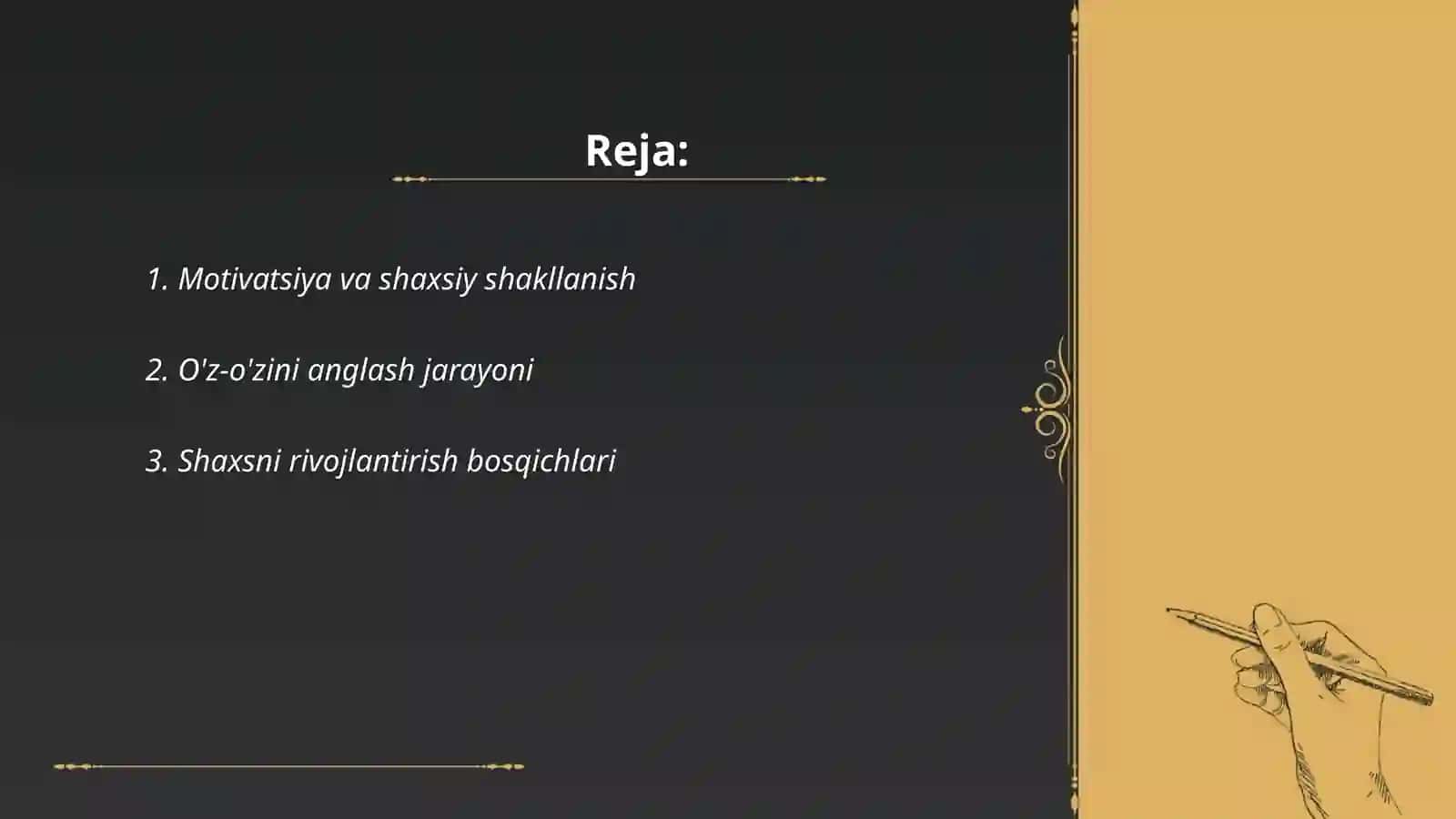 Shaxsiy shakilanishning psixologik qonuniyatlari 2