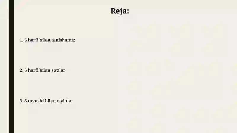 S harfi va s tovushi 1 sinflar uchun 2