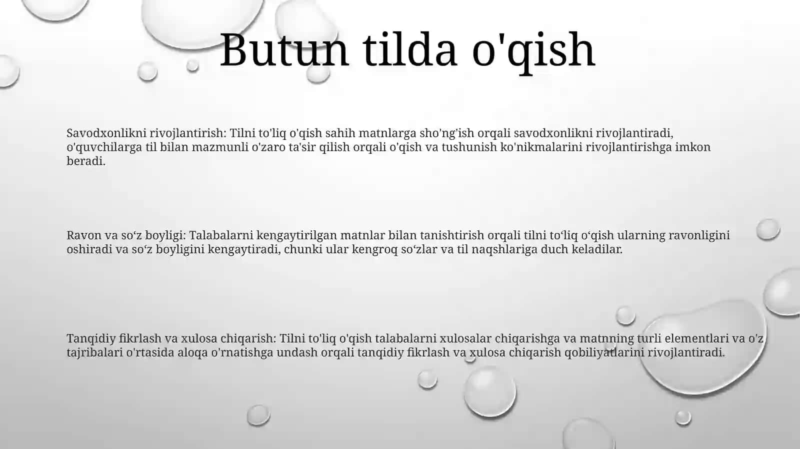 Õqish Darslarida QõllanadiganMetodlargaTavsif 2